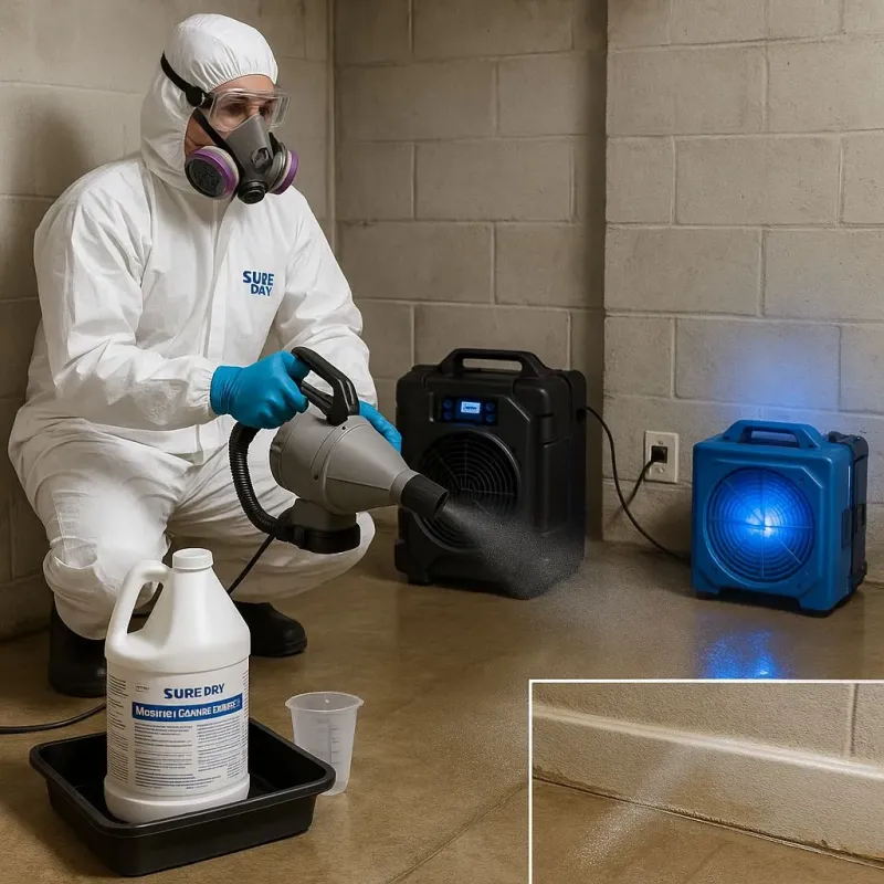 Sanitization and Odor Removal process in Stayton, OR